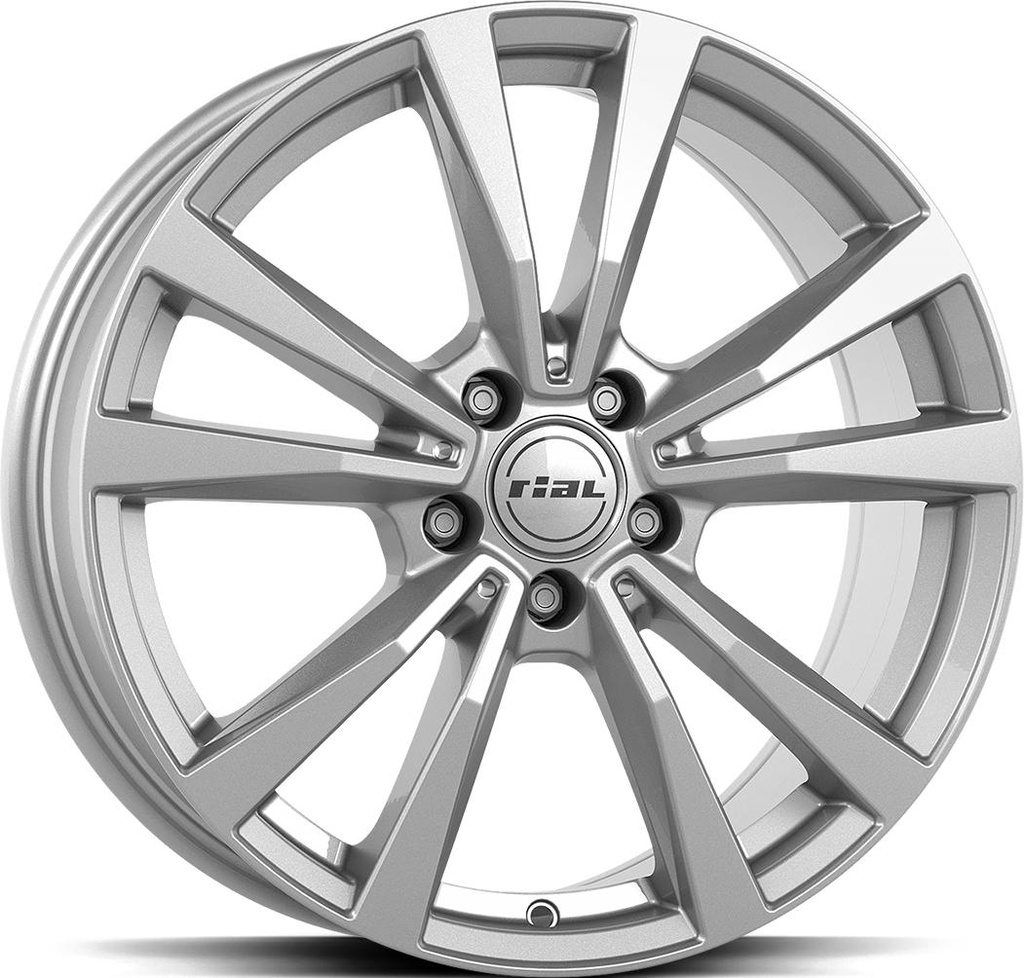 RIAL M12 POLAR SILV 8x18 5/112 ET43 CB66.6