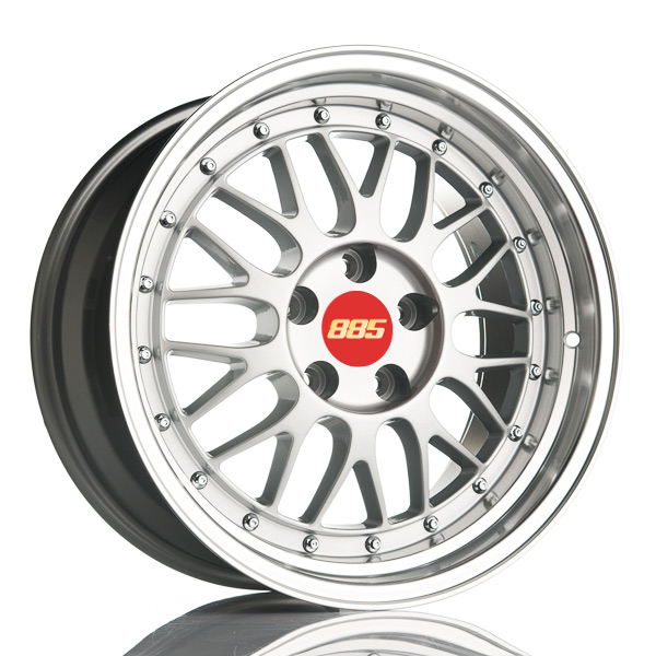 885 LEMANS SILVER 8.5x17 5/120 ET15 CB74.1