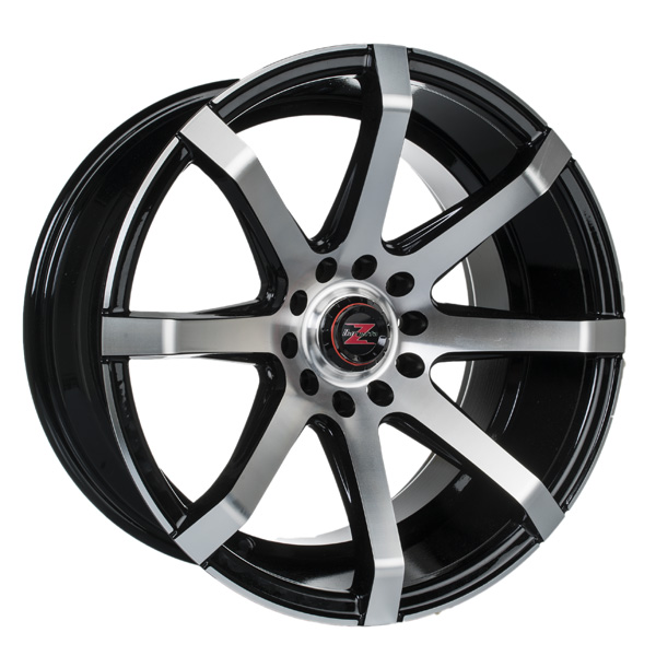 BARZETTA GROTTESCO BLACK POLISHED 9x17 5/112 ET25 CB72.6