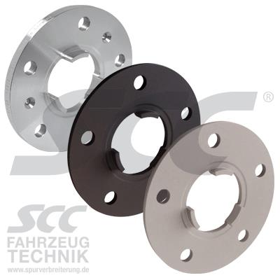 SCC Spacer 5mm System 2P ALU hopea/anod. 5/130 CB71,6 (pari)