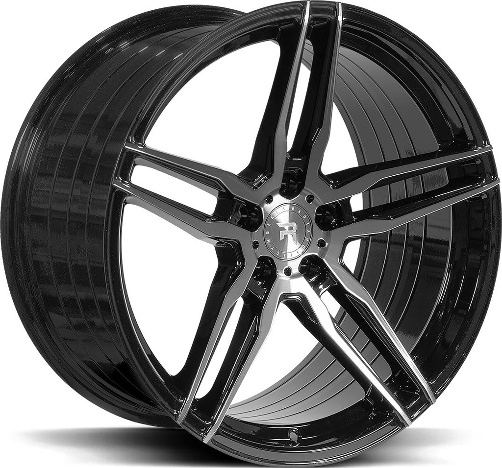 R-SERIES R10 TINTED BLACK 9x20 5/112 ET45 CB66.6