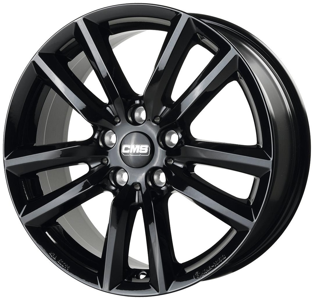 CMS C27 COMPLETE BLACK GLOSS 6.5x16 5/112 ET44 CB66.5