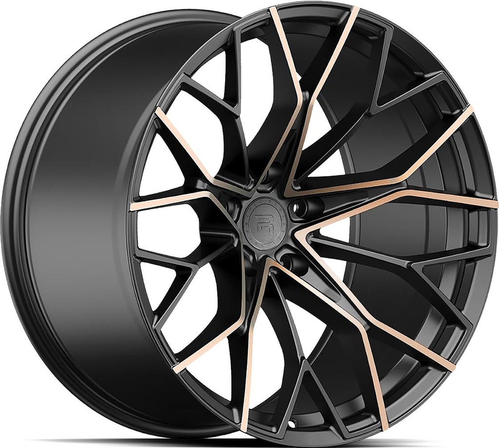 R-SERIES R15 SATIN BLACK BRONZE 10x20 5/112 ET30 CB66.6