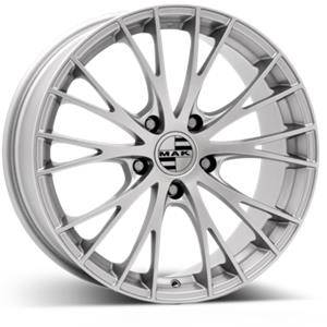 MAK RENNEN SILVER 8.5x19 5/130 ET48 CB71.6