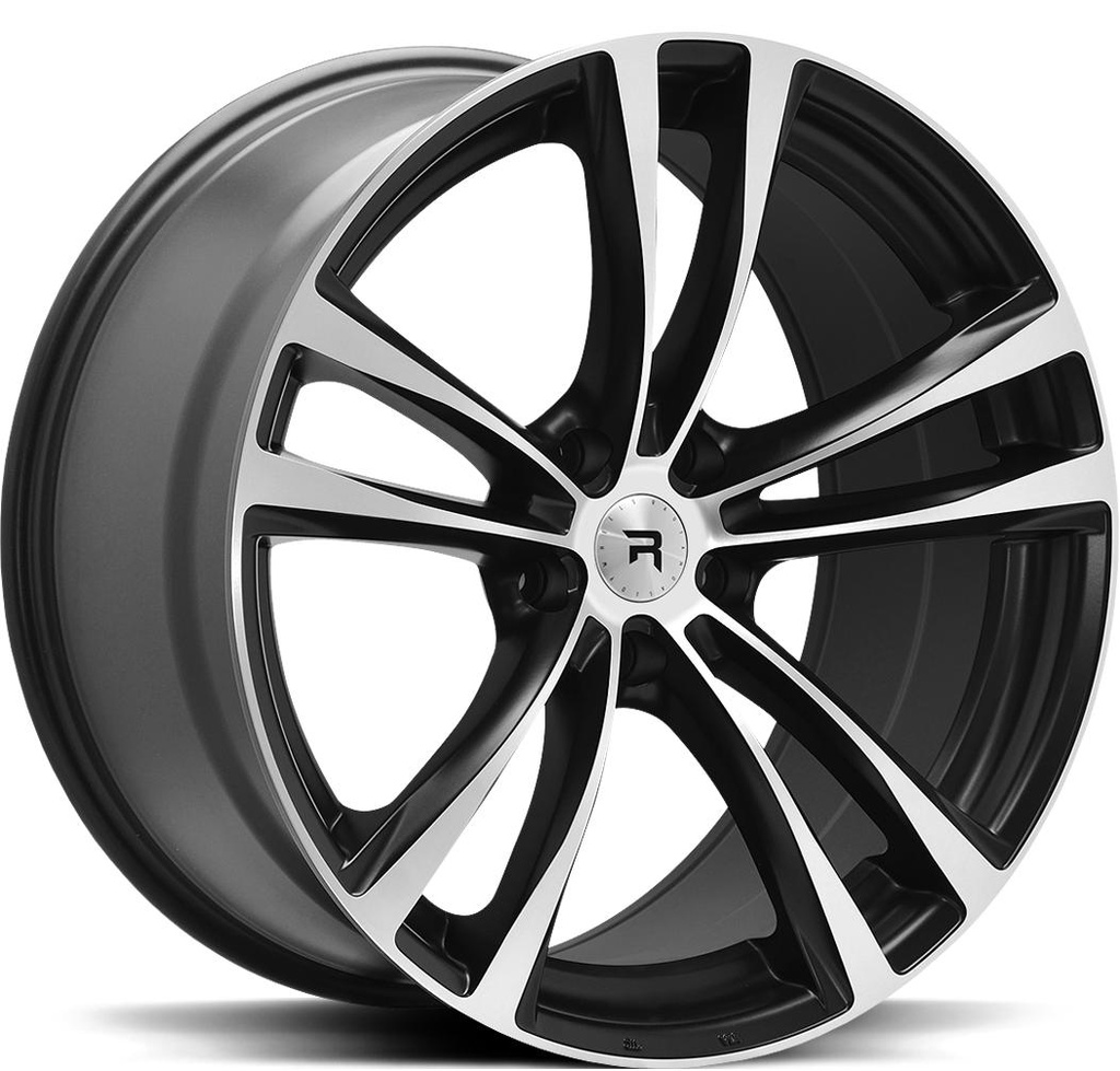 R-SERIES R3 BLACK POLISH 9x21 5/112 ET45 CB66.6