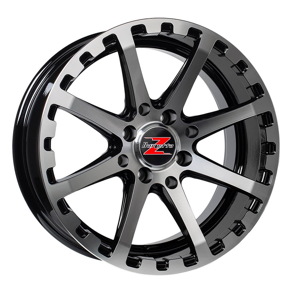 BARZETTA ATV BLACK POLISHED 7x16 4/110 ET10 CB89.1