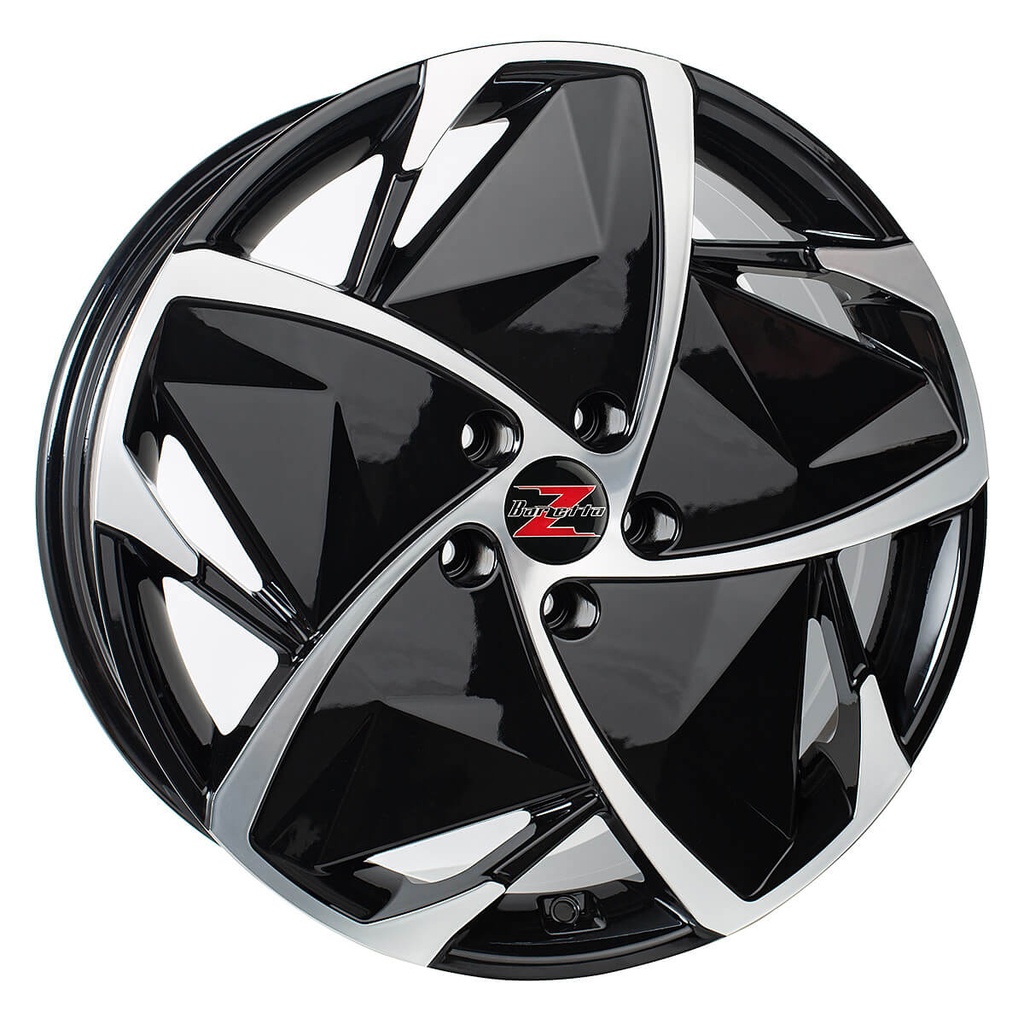 BARZETTA ELETTRICO BLACK POLISHED 8x19 5/108 ET45 CB63.4