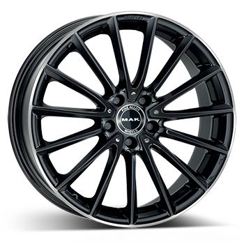 MAK KOMET GLOSS BLACK M.RING 8x19 5/112 ET33 CB66.6