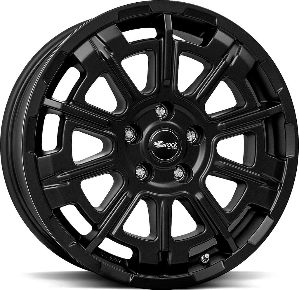 BROCK B45 SATIN BLACK MATT 7.5x18 5/127 ET44.4 CB71.6