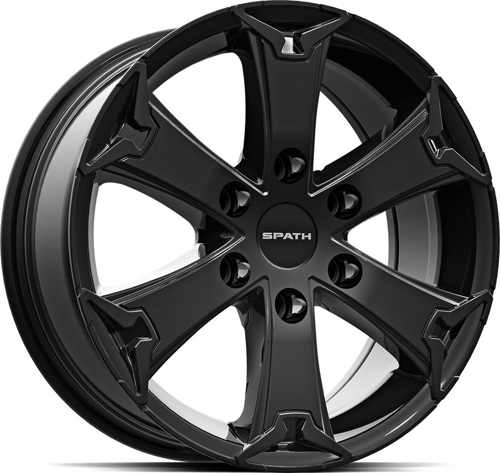 SPATH SP52/H GLOSS BLACK 8x18 6/130 ET50 CB84.1