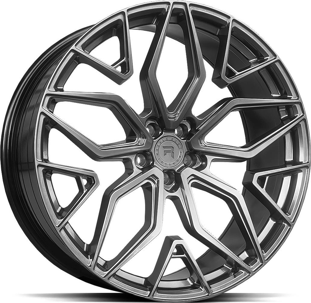 R-SERIES R17 HYPER SILV BLACK 9.5x21 5/112 ET32 CB66.6