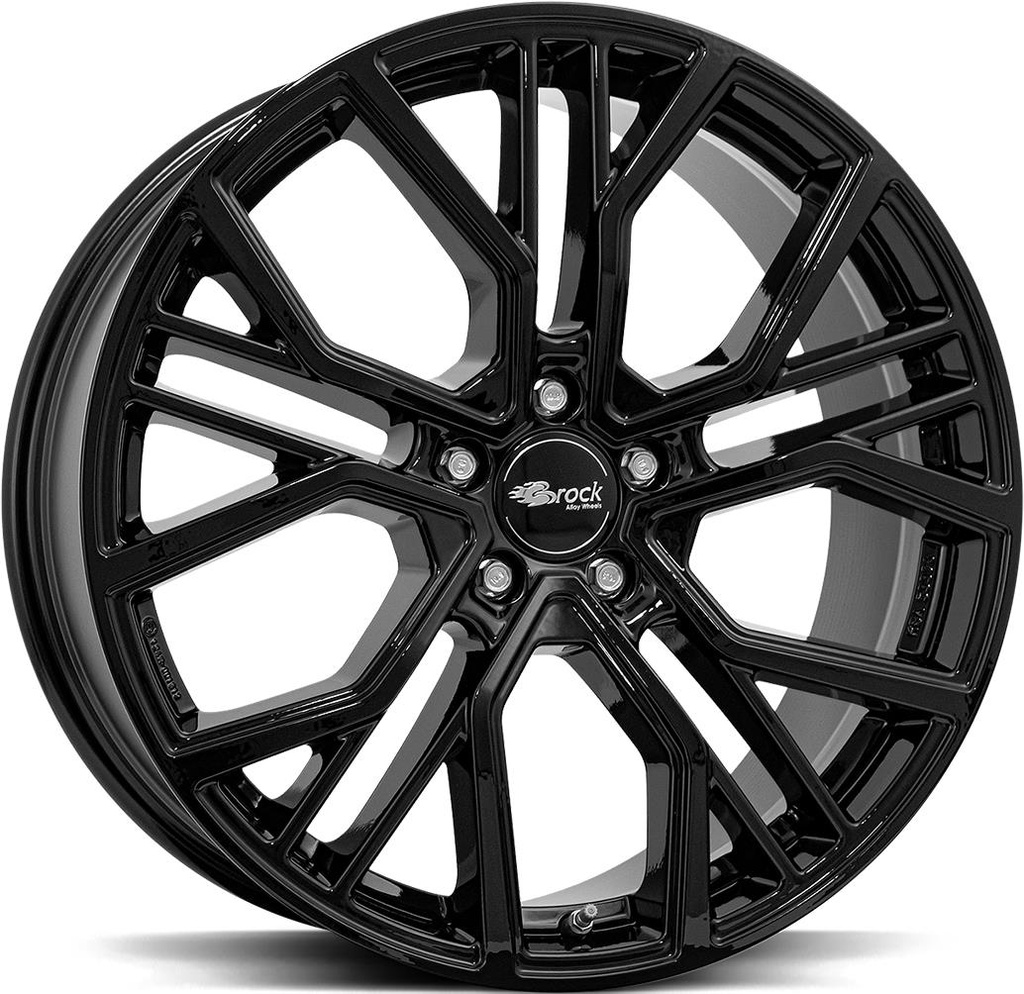 BROCK B41 SHINY BLACK 8.5x21 5/108 ET38 CB63.4