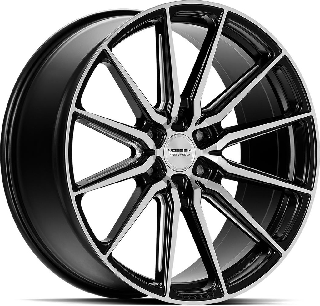 VOSSEN HF61 SATIN BLACK MACHINED 9.5x22 6/139.7 ET20 CB106.1