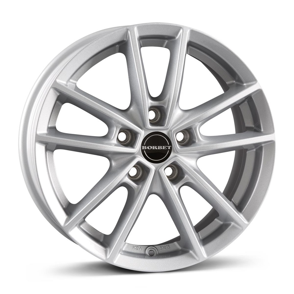 BORBET W CRYSTAL SILV 6x15 5/112 ET43 CB66.6