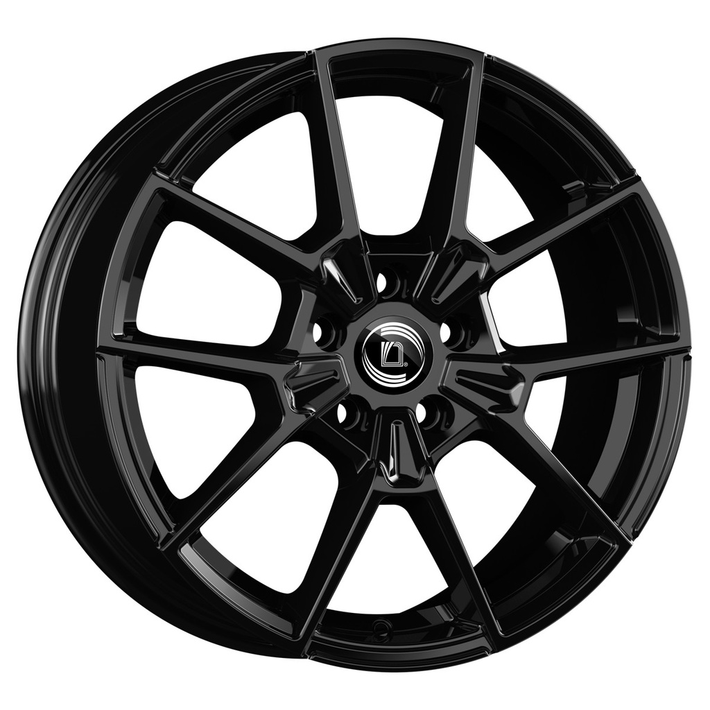 DIEWE NEVE GLOSSY BLACK 8x19 5/130 ET40 CB66.5