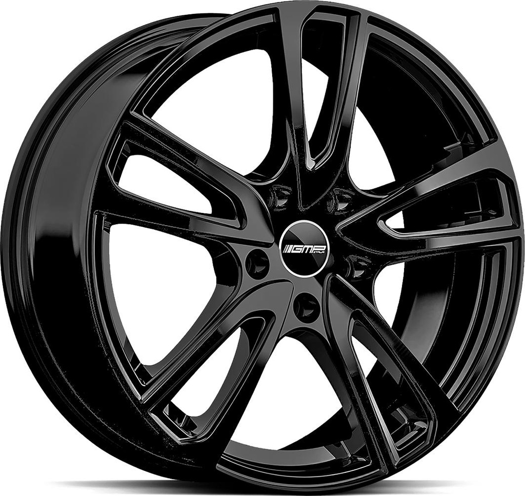 GMP ASTRAL GLOSSY BLACK 6.5x16 5/98 ET35 CB73.1