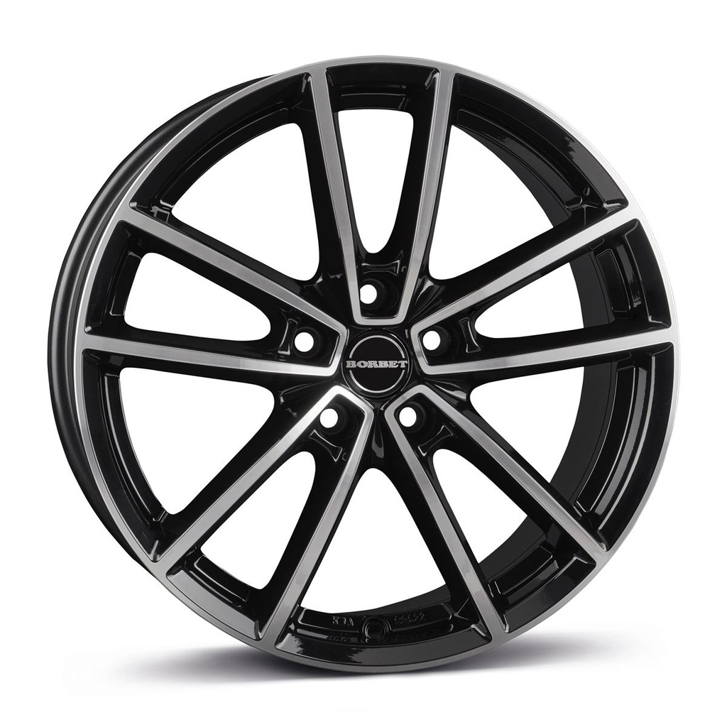 BORBET W BLACK POL GLOSS 8.5x21 5/108 ET45 CB72.5