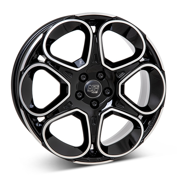 MSW 83 G.BLK/POL | 7X17 5-110 E35 C65,10 60 7x17 5/110 ET35 CB65.1
