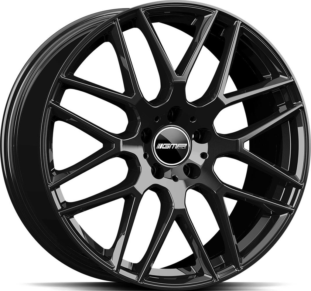 GMP BERGHEM GLOSSY BLACK 8.5x21 5/112 ET30 CB66.6