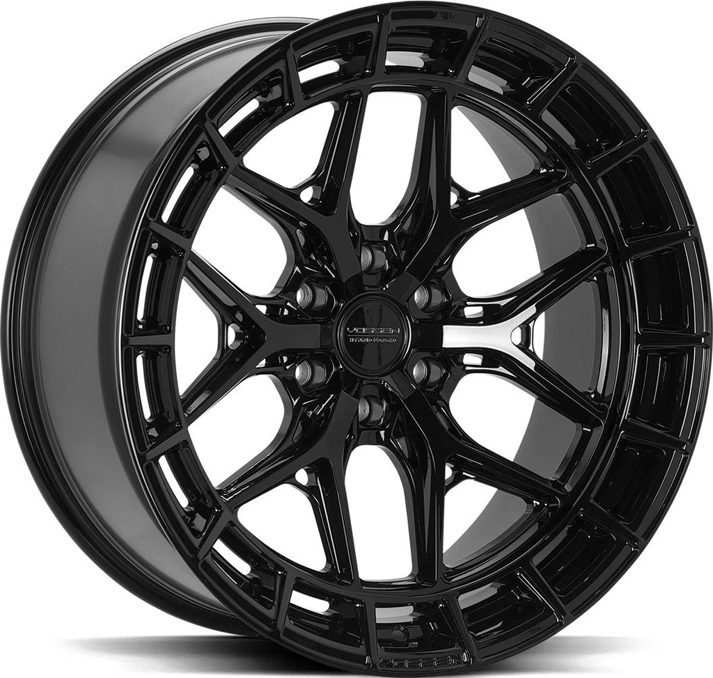 VOSSEN HFX1 GLOSS BLACK 9.5x20 6/139.7 ET15 CB106.1