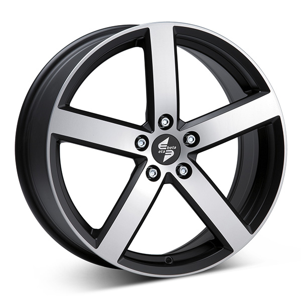 ETA BETA EROS M.BLK/POL | 7,5X17 5-112 E45 C66,55 R12,8 7.5x17 5/112 ET45 CB66.6