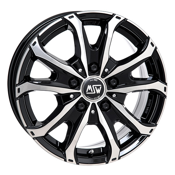MSW 48 VAN BLK/POL | 7X17 5-118 E41 C71,1 60 7x17 5/118 ET41 CB71.1