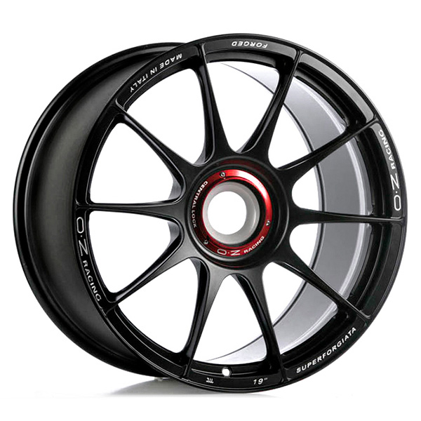 OZ SUPERFORGIATA CL M.BLK | 12X19 CENTER LOCK E48 C84 12x19 5/130 ET48 CB84