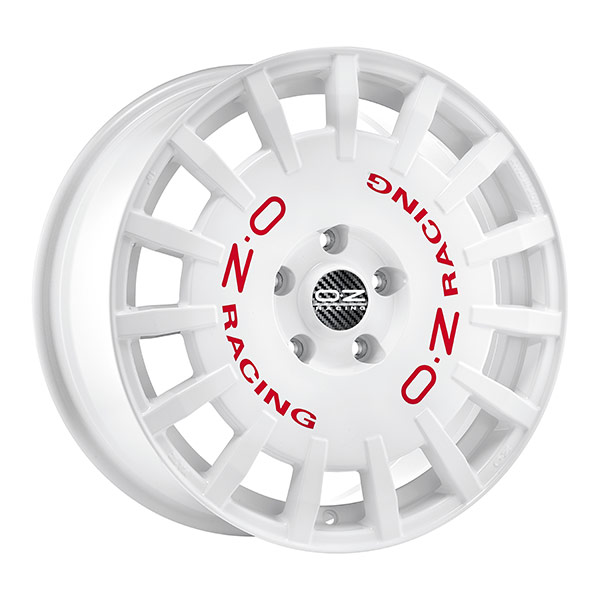 OZ RALLY RACING WHITE | 7X17 5-100 E35 C68,1 7x17 5/100 ET35 CB68.1