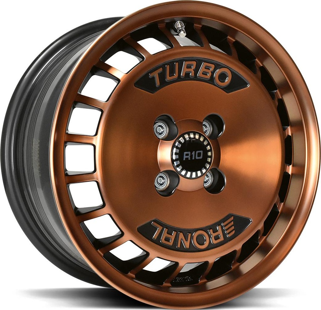RONAL R10 TURBO COPPER MATT FRONT DIAM CUT 7x15 4/100 ET28 CB68