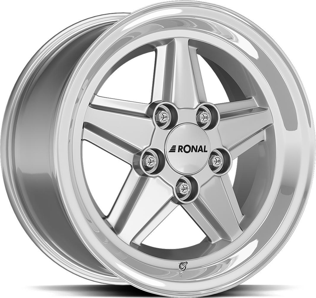 RONAL R9 SILV RIM LIP CUT 7x16 5/120 ET20 CB82