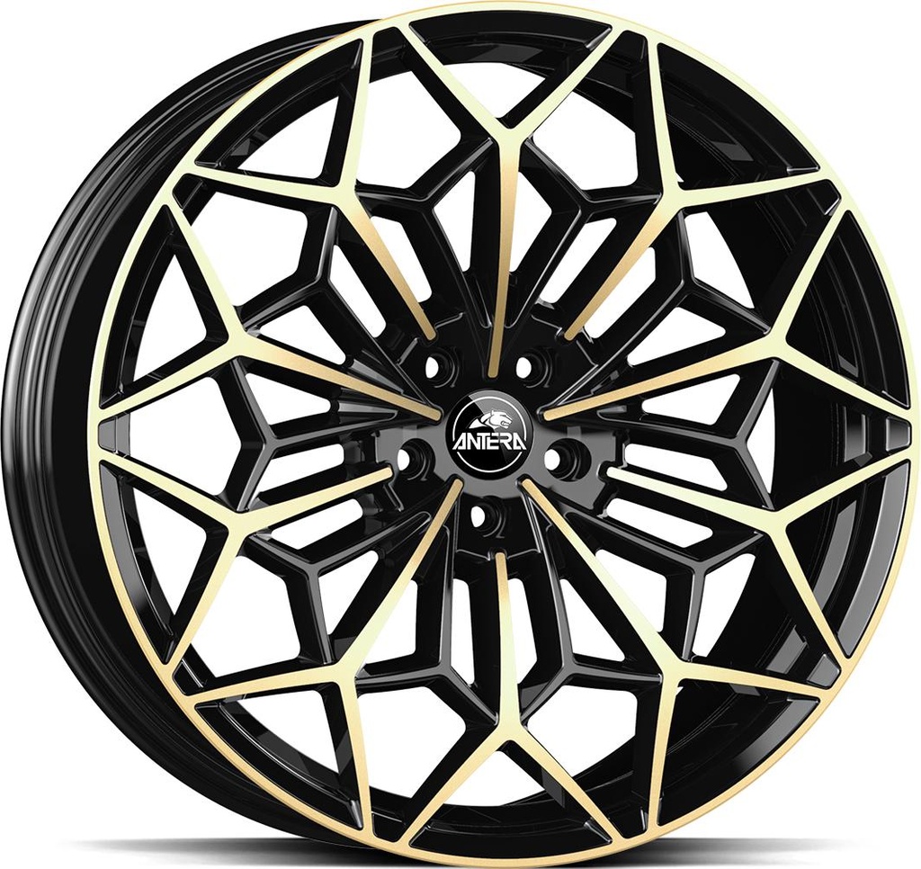 ANTERA A105 PIANO BLACK CHAMPAGNE 8.5x20 5/112 ET35 CB66.6