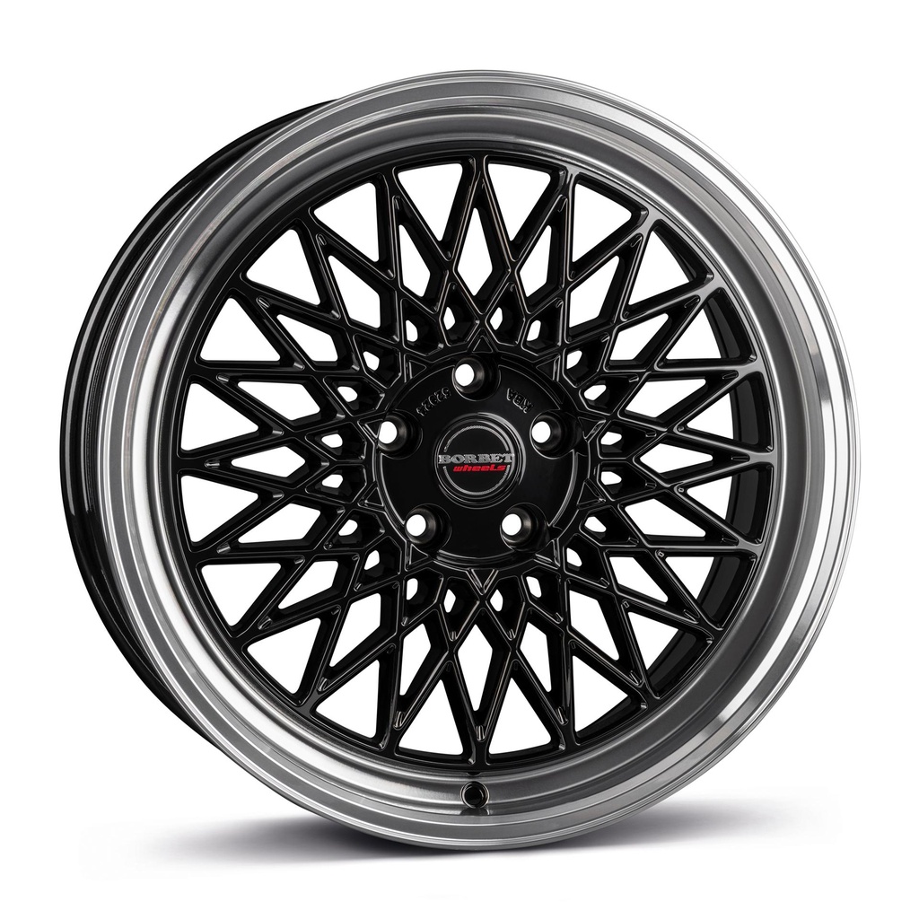 BORBET B BLACK RIM POL 7x17 4/100 ET30 CB64