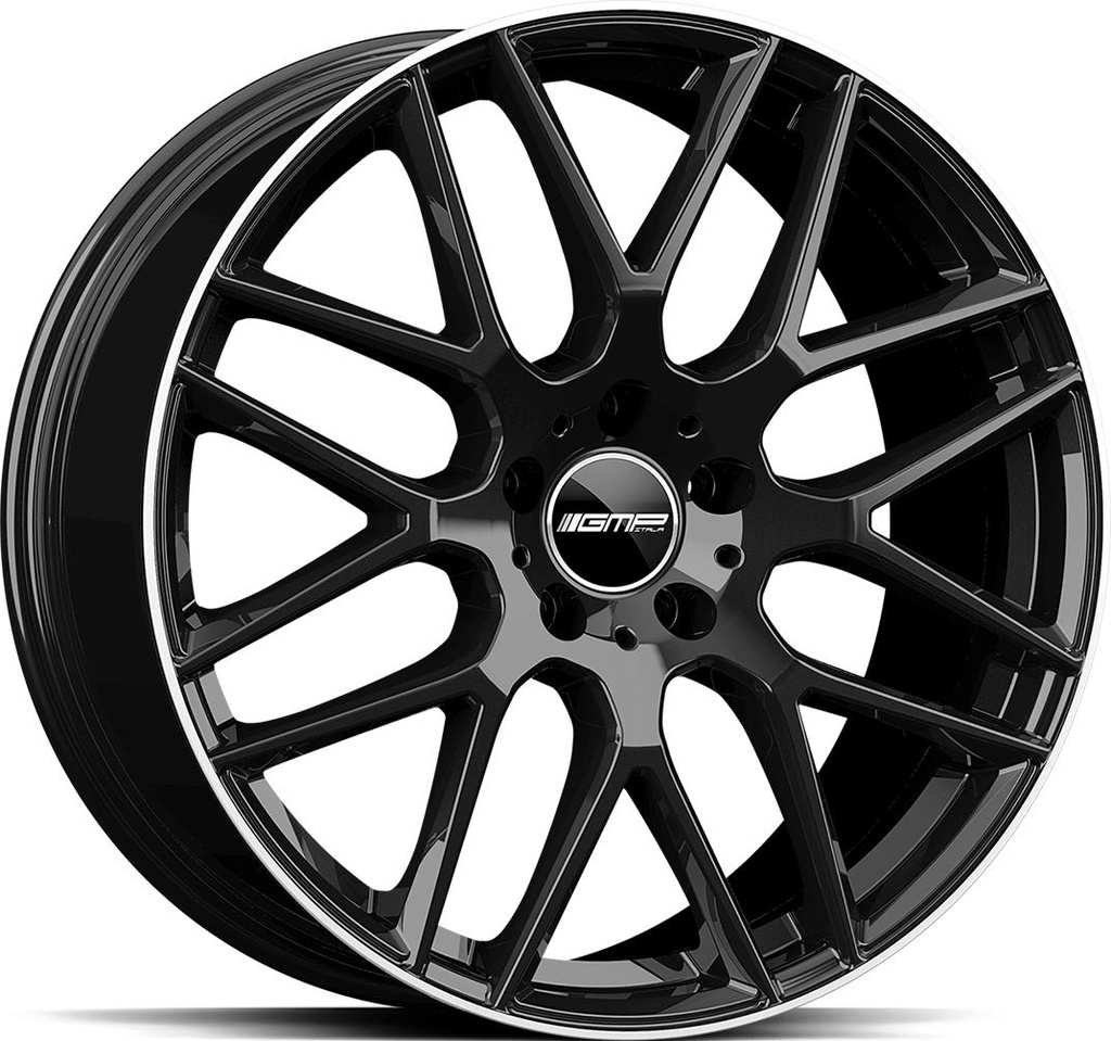 GMP BERGHEM BLACK DIAM LIP 10x23 5/130 ET35 CB84.1
