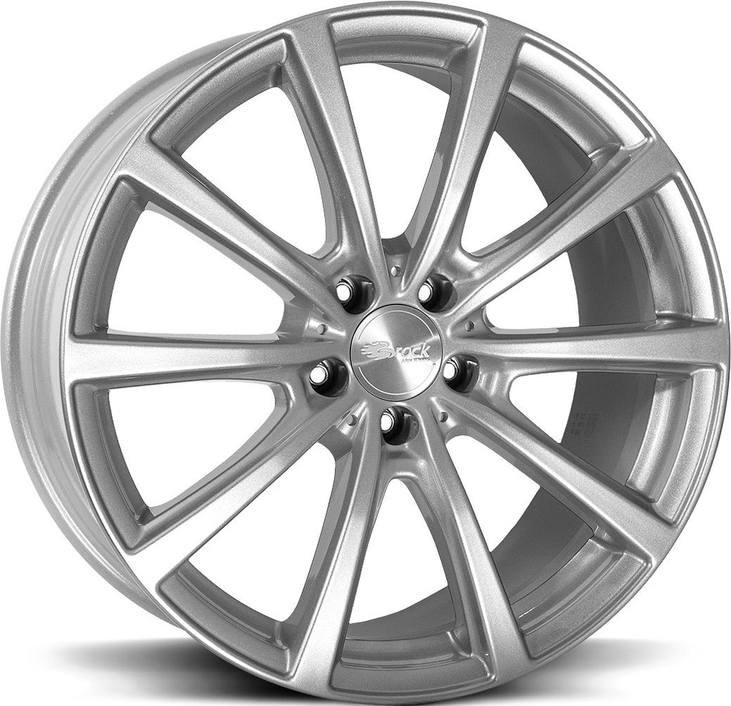 BROCK B32 CRYSTAL SILV 11x19 5/130 ET52 CB71.6