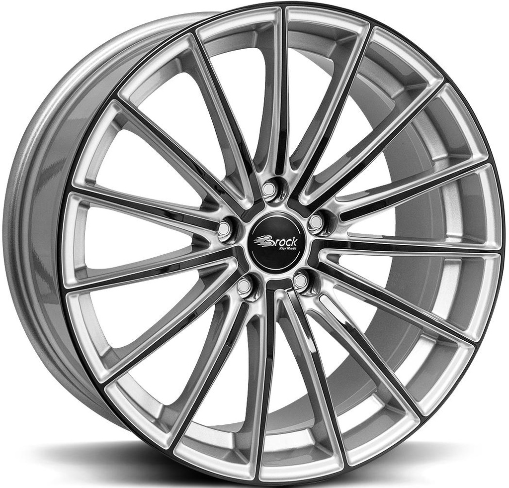 BROCK B36 CRYSTAL SILV BLACK 8x18 5/114.3 ET45 CB72.6