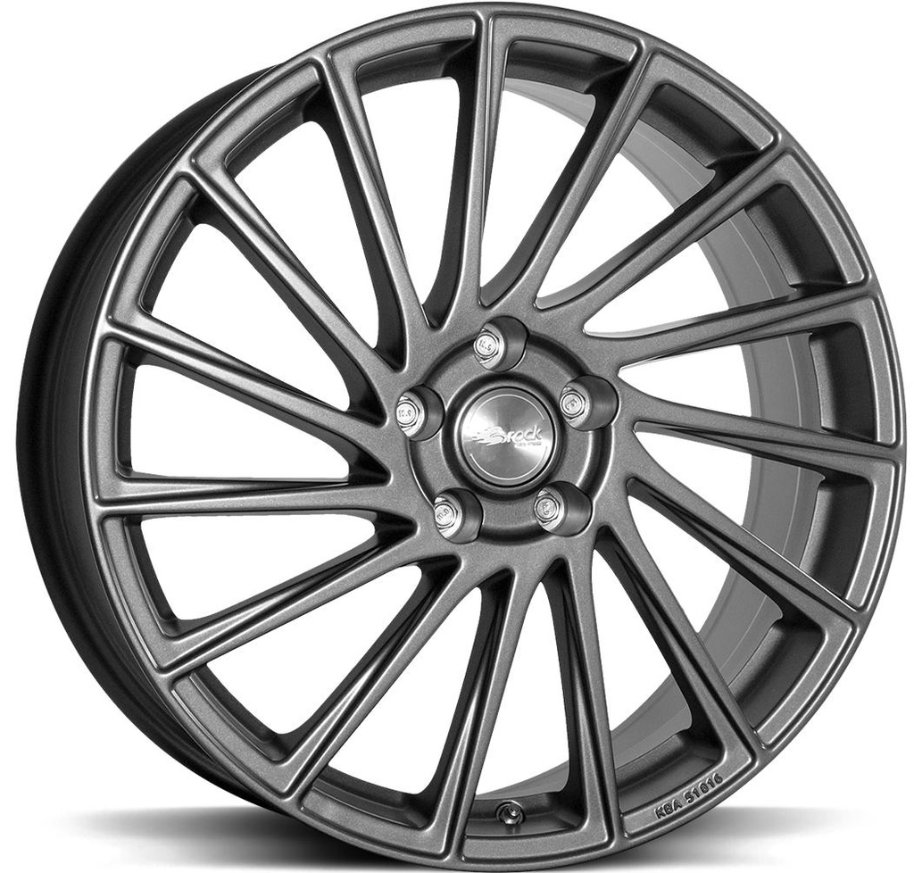 BROCK B39 HIMALAYA GREY MATT 7.5x18 4/100 ET38 CB63.4