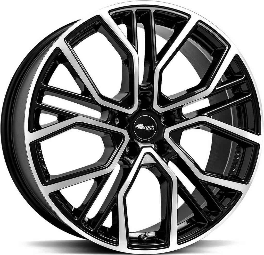 BROCK B41 BLACK FULL POL 9.5x22 5/130 ET50 CB71.6