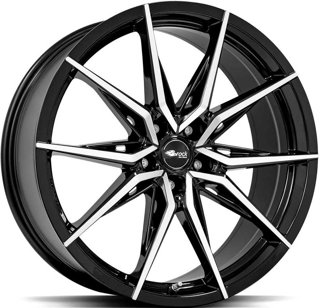 BROCK B42 BLACK FULL POL 8x18 5/120 ET34 CB72.6