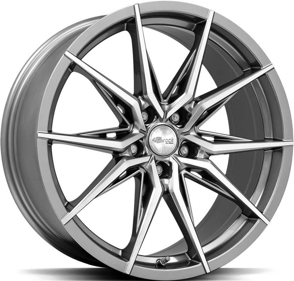 BROCK B42 FERRIC GREY POL 8.5x20 5/112 ET40 CB66.6