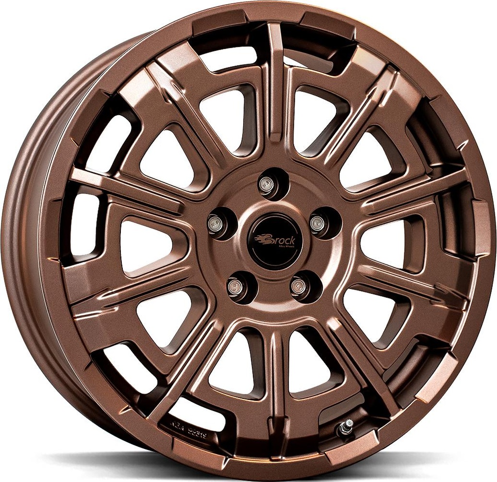 BROCK B45 BRONZE COPPER 7x17 5/130 ET62 CB78.1