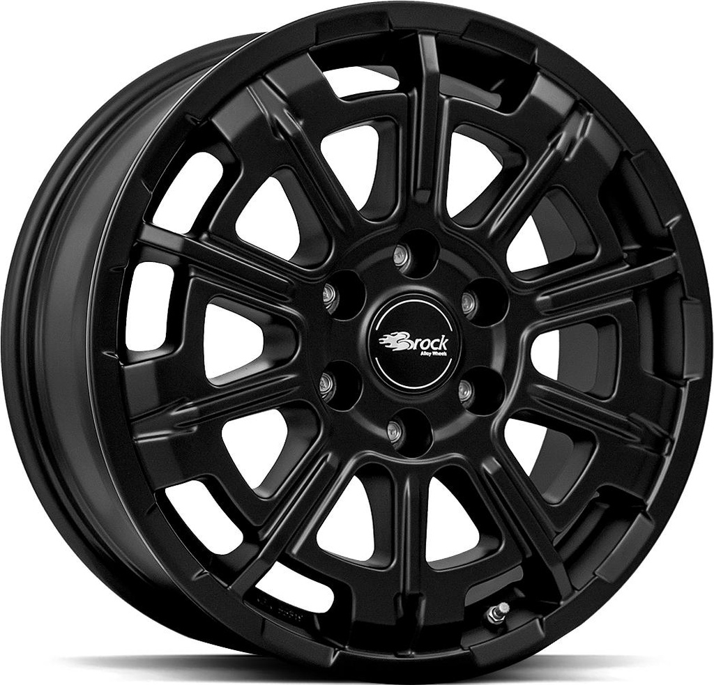 BROCK B45 SATIN BLACK MATT 7.5x18 6/130 ET47 CB84.1