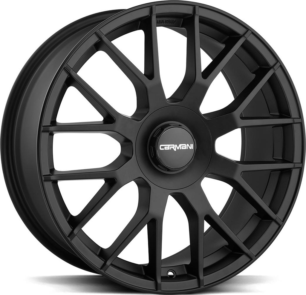 CARMANI HUGO BLACK MATT 9.5x20 5/112 ET43 CB66.7