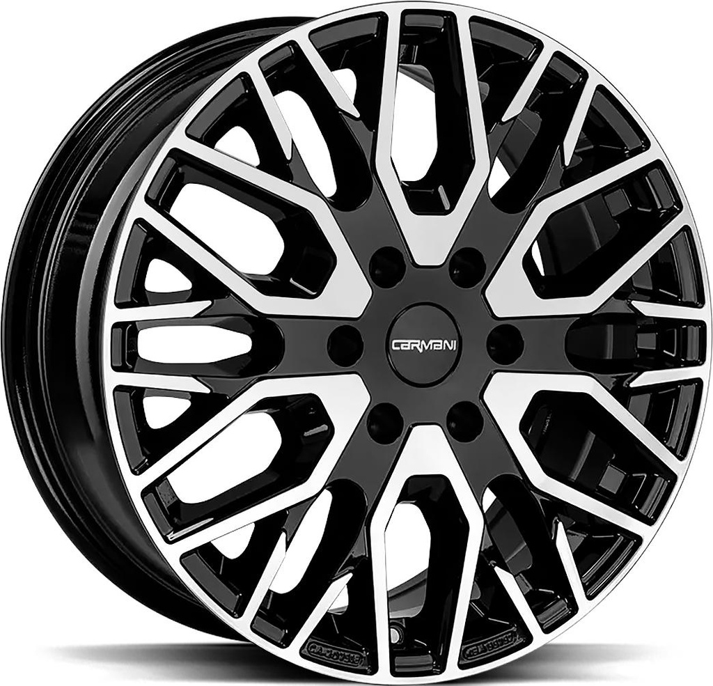 CARMANI LUDWIG BLACK POL 7.5x18 6/130 ET47 CB84.1