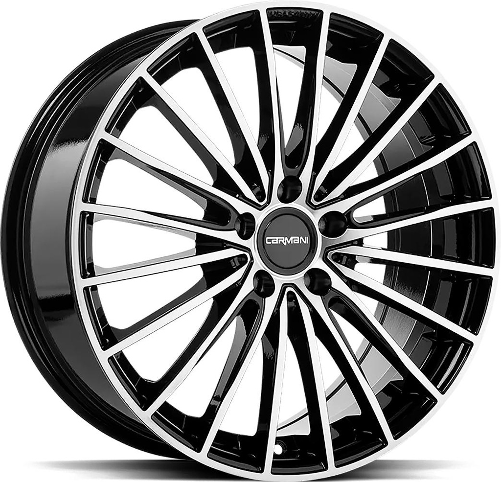 OXGIN KARL BLACK POL 8x18 5/112 ET43 CB66.6