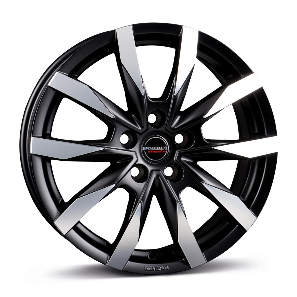 BORBET CW5 BLACK POL MATT 7.5x18 5/118 ET53 CB71.1