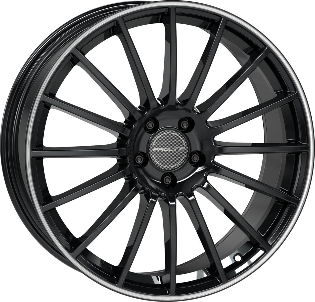 PROLINE PXW BLACK / RIM POLISHED 8x18 5/112 ET38 CB66.5