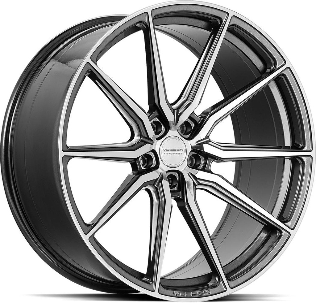 VOSSEN HF3 GLOSS GRAPHITE POL 10.5x22 5/112 ET42 CB66.6