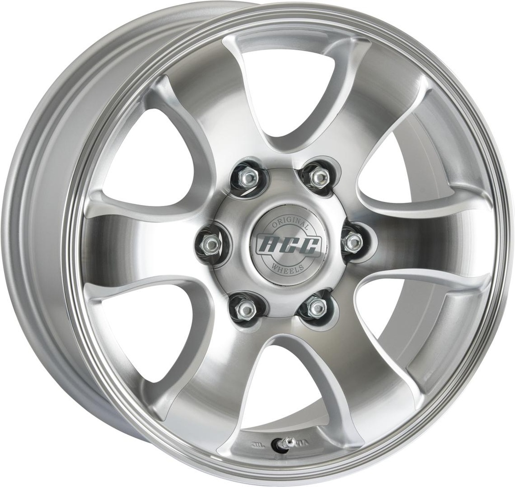 ACC MAGNUM SILVER / POLISHED 7.5x15 6/139.7 ET30 CB110.1