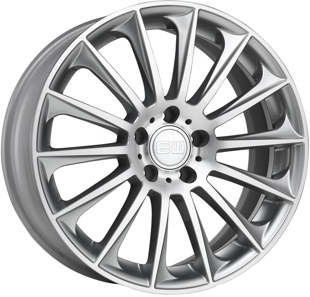 ELIT WHEELS EW02 CRYSTAL SILVER 7.5x17 5/112 ET45 CB66.5