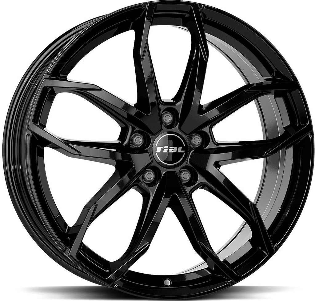 RIAL LUCCA DIAM BLACK 7.5x17 5/108 ET52.5 CB63.4